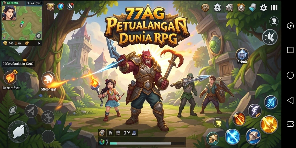 Tampilan gameplay RPG yang menakjubkan dari 77AG.