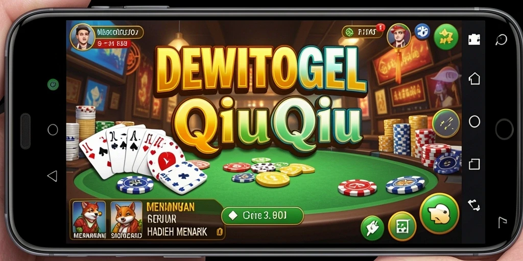 Tampilan gameplay menarik dari DEWITOGEL dengan suasana QiuQiu yang menyenangkan.