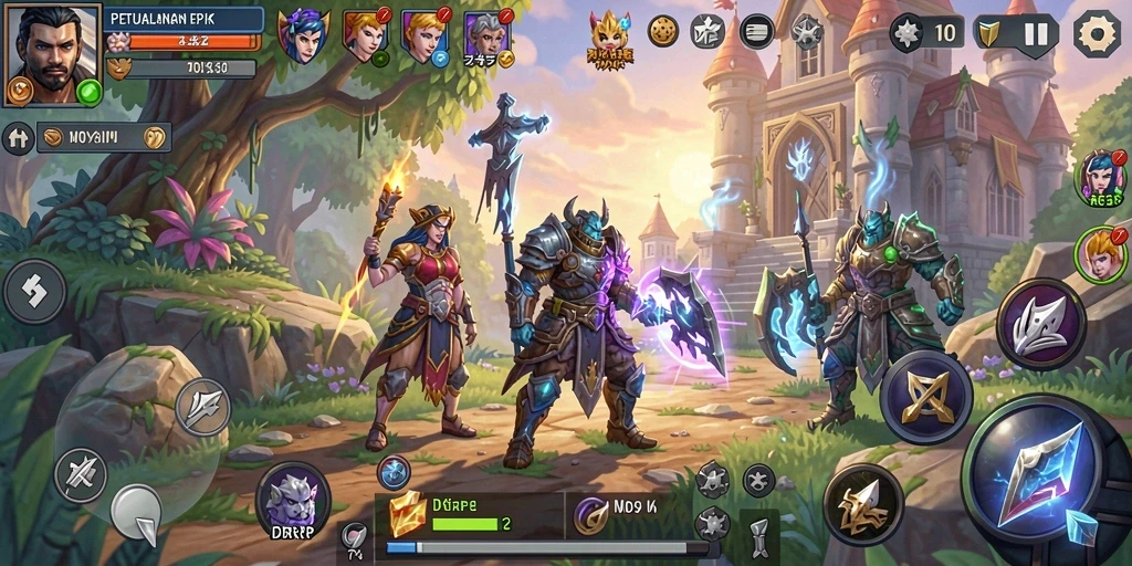Tampilan menarik dari gameplay <strong>IDRRP</strong> yang memikat para pemain.