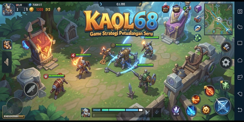 Tampilan gameplay seru KAOL68 dengan elemen strategi mendalam.