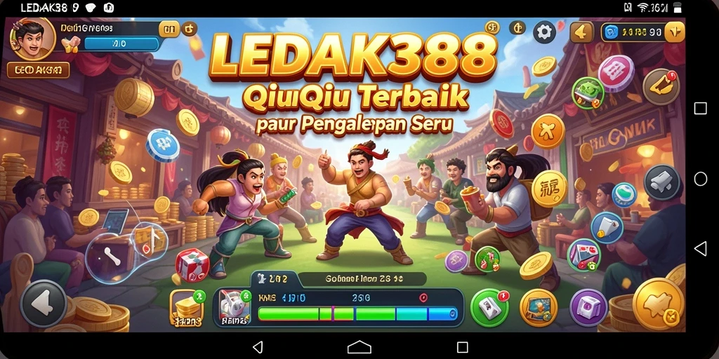 Screenshot LEDAK388 menampilkan gameplay QiuQiu yang seru dan interaktif.