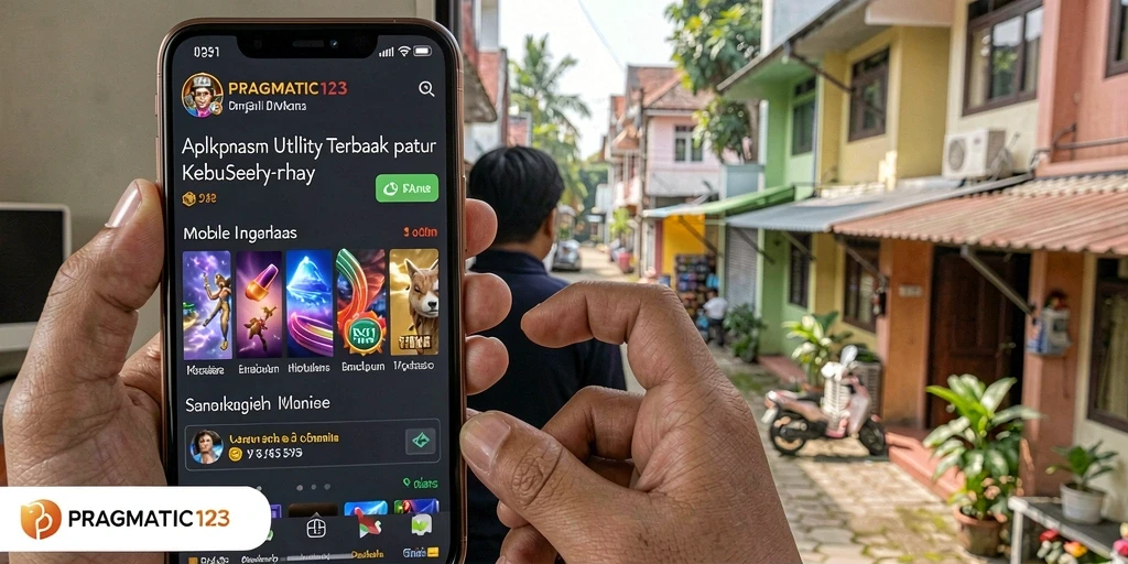 Tangkapan layar utama PRAGMATIC123 menunjukkan antarmuka aplikasi yang sederhana dan efektif.