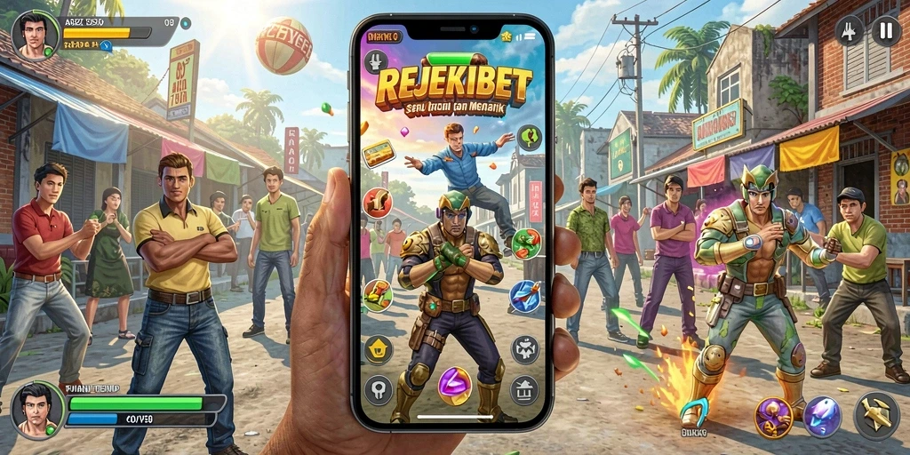 Tampilan gameplay seru di REJEKIBET yang menantang.