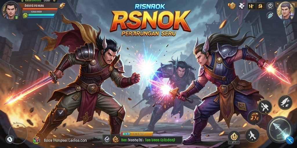 Tampilan gameplay RSNOK yang penuh aksi dan seru.
