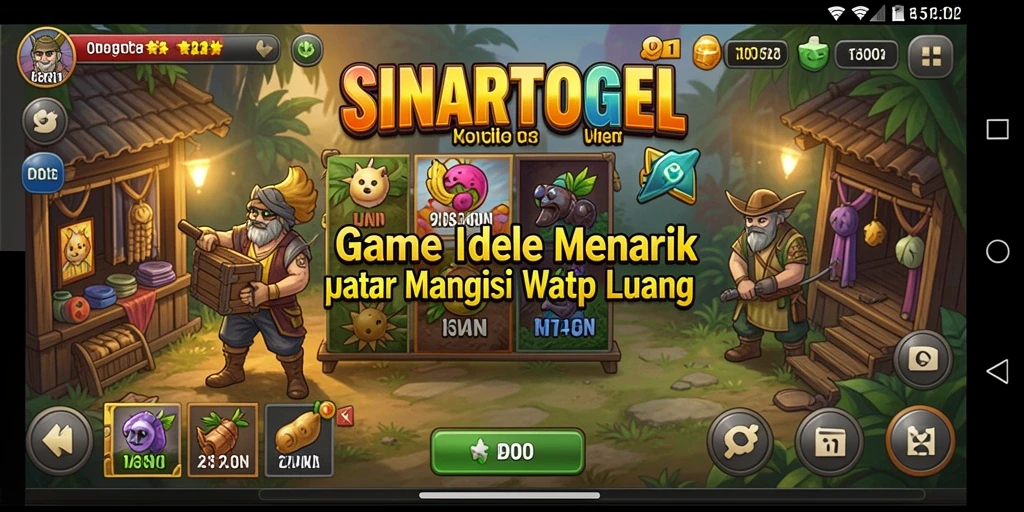 Tampilan gameplay menarik dari SINARTOGEL saat melakukan pengumpulan sumber daya.