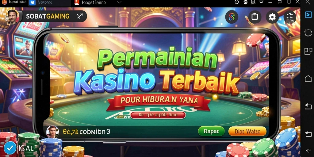 Tampilan menarik dari gameplay Kasino di SOBATGAMING.