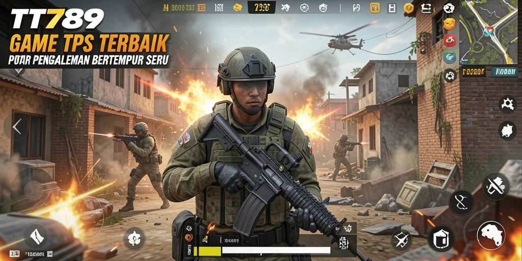 Screenshot gameplay TT789 menampilkan aksi tempur seru dan intens.
