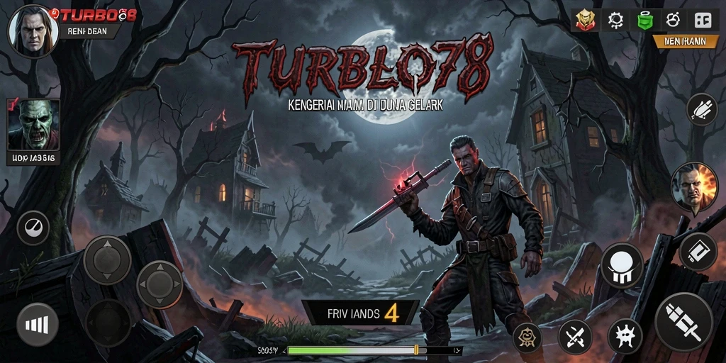 Tampak menegangkan saat menjelajahi dunia gelap TURBO78.