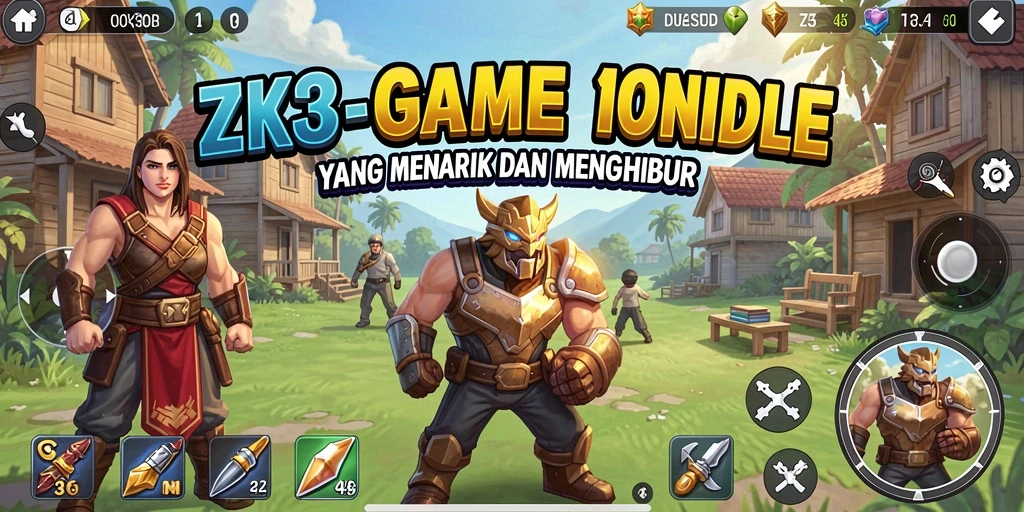 Tampilan gameplay menarik dari ZK3 yang membuat pemain betah.